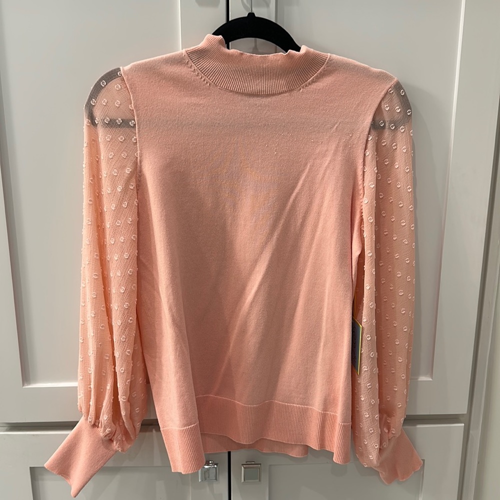 NWT Cece Baby pink sweater